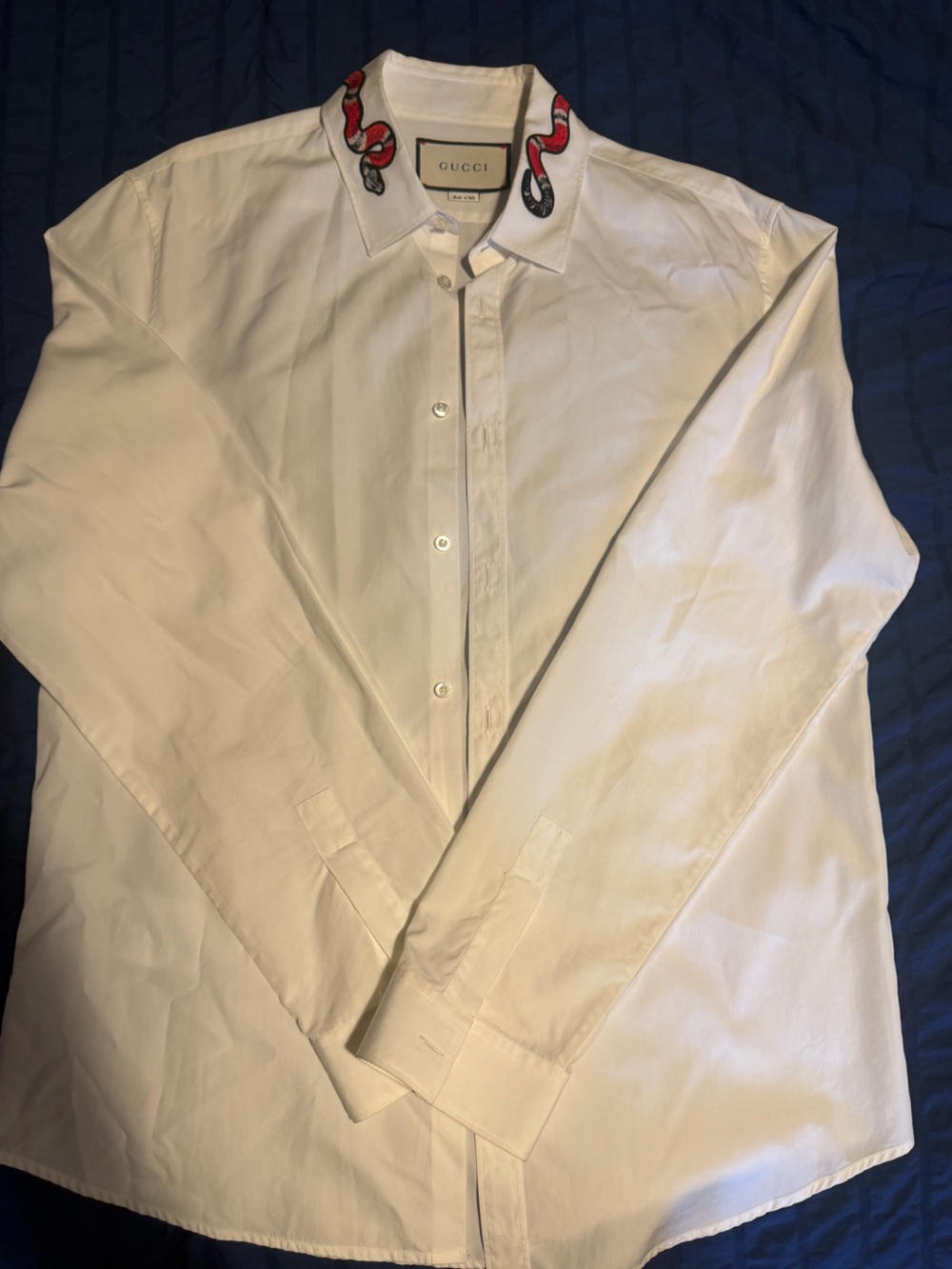 Gucci Men's Dress Shirt in Cream-White